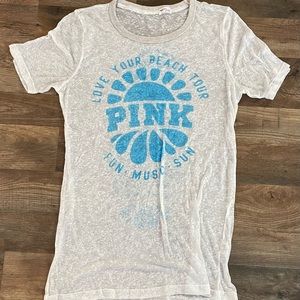 PINK gauze fabric shirt. Great for coverup top. see thru